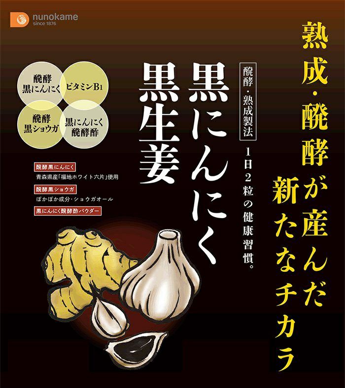 黒にんにく黒生姜 ［2袋セット］ | 布亀オンラインショップ