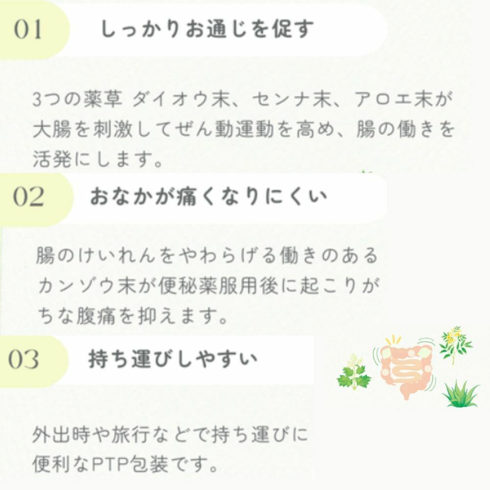 スキリパッセ 便秘薬 【指定第2類医薬品】 48錠 |ダイオウ・センナ