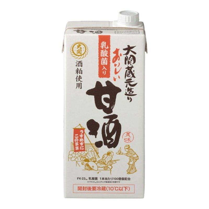 大関 おいしい甘酒 乳酸菌入り 1L紙パック